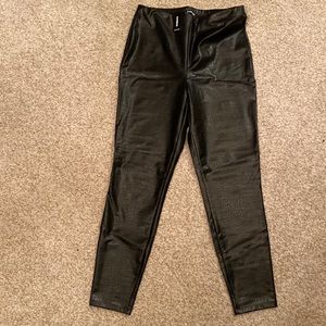 NWT Express Faux Leather Legging